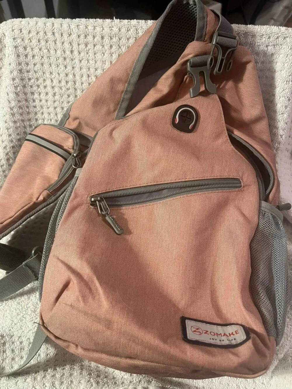 Zomake - Pink Single Strap Backpack Purse